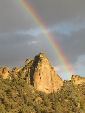 Rainbow Over Coyote Rock
